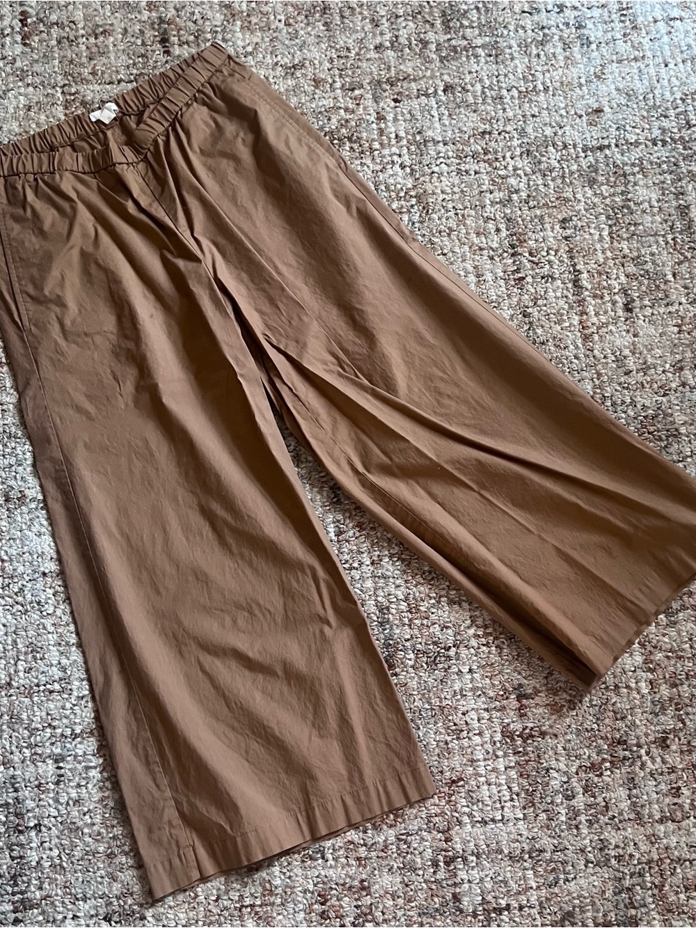 Eileen Fisher Wide-Leg Brown Pants
